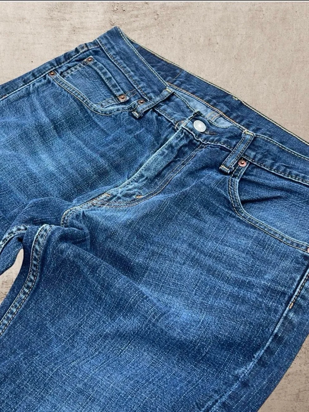 Levi's 527 Relaxed Men's Jeans in Blue Denim | Size 32x30